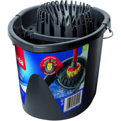 Vileda Wring & Go Patented Bucket for Easy Running, Grey, 48 x 29 x 39 cm