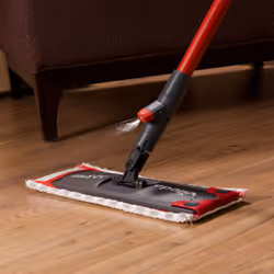 Vileda 1-2 Spray Microfibre Flat Spray Mop with Extra Microfibre Refill Pad, Red