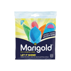 Marigold Let it Shine Extra Thick Microfibre Cloths, Multicolour, 5 Packs of 4 Cloths