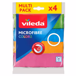 Vileda 4023103192577, Microfibre, Polyamide, Polyester, Multicolour, Machine wash, 60 °C, 300 mm, 300 mm
