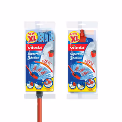 Vileda SuperMocio XL 3 Action Mop with Extra Refill