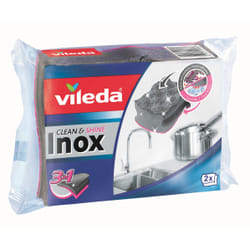 Vileda Clean & Shine sponge Rectangular Microfibre Grey, Pink 2 pc(s)