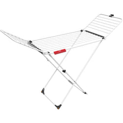 Vileda 157215 laundry drying rack/line Floor-standing rack Black, Stainless steel