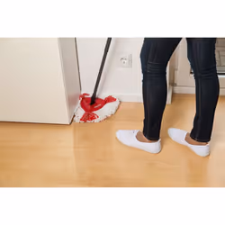 Vileda Turbo EasyWring and Clean complete set, Metal, red/grey, 48,6 x 29,6 cm - Additional view 6