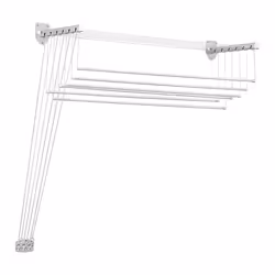 Vileda 159492, Wall-mounted rack, White, 1600 mm, 455 mm, 1 pc(s)