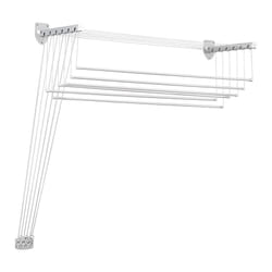 Vileda 159492 laundry drying rack/line Wall-mounted rack White