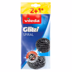 Vileda INOX Spirale 2+1 Sponges Multicoloured Pack of 3