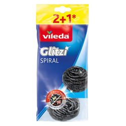 Vileda INOX Spirale 2+1 Sponges  Multicoloured  Pack of 3