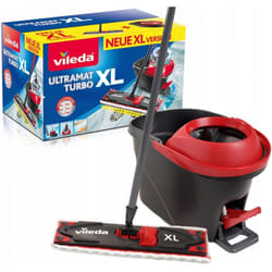 Vileda Ultramat Turbo XL mop Dry&wet Microfiber Black, Red