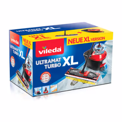 Vileda Ultramat Turbo XL mop Dry&wet Microfiber Black, Red