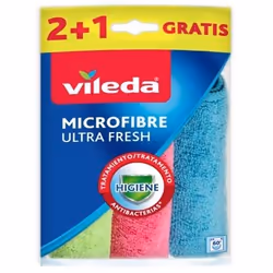 Vileda 4023103217409, Microfibre, Multicolour, Machine wash, 60 °C, 300 mm, 300 mm