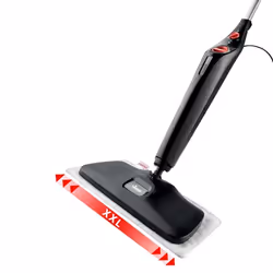 Vileda Steam XXL Plus, Portable steam cleaner, 0.4 L, Black, Rotary, 0.4 L, 1550 W