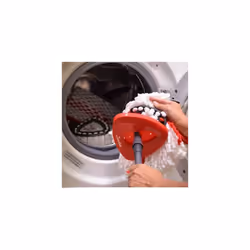 Vileda Turbo Microfibre Mop and Bucket Set, Spin Mop for Cleaning Floors, Set of 1x Mop and 1x Bucket, Eco Packaging
