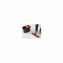 Ultramax XL Turbo 2-in-1 Floor Mop Complete Set, Microfibre Cover and Bucket with Power Spinner, Extra Wide Mop, Telescopic Handle, Wiper Plate 42 cm,