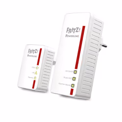 FRITZ!Powerline 540E WLAN Set Edition International, 500 Mbit/s, IEEE 1901, IEEE 802.11b, IEEE 802.11g, IEEE 802.11i, IEEE 80 ...