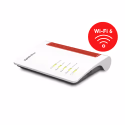FRITZ!Box 7530 AX wireless router Gigabit Ethernet Dual-band (2.4 GHz / 5 GHz) White - Additional view 2