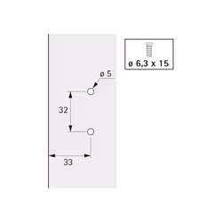 Hettich 72134 drawer roller/slide