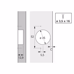 Hettich 72134 drawer roller/slide - Additional view 4