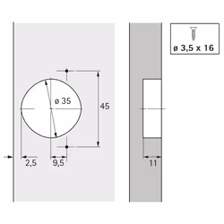 Hettich 9072548 drawer roller/slide - Additional view 5