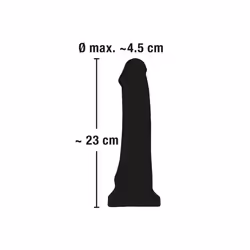 You2Toys African Lover World Of Dongs Black 8.5 Inch