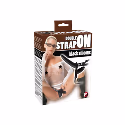 You2Toys Double Dildo Strap On Black