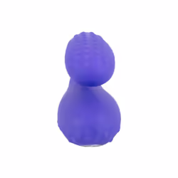 You2Toys Rechargeable Blowjob Silicone Vibrator Blue 4.3 Inch
