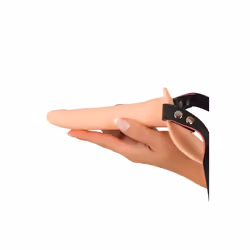 Soft Touch Silicone Rechargeable Vibrating Strap-On 5.5 Inch