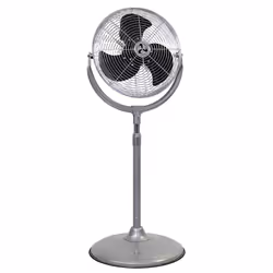 CasaFan SPEED2STAND, Household blade fan, Silver, Floor, Aluminium, Chrome, Metal, 1305 RPM, 40 cm