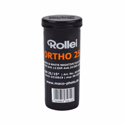 Rollei Film Accessories Ortho 25 ISO  120 Size