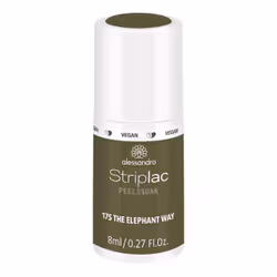 alessandro Striplac, 8 ml, Green, The elephant way, Coloring, Protection, Strengthening, Gloss, Bottle