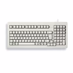CHERRY G80-1800, Full-size (100%), Wired, PS/2, QWERTY, Grey