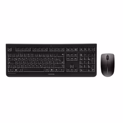 CHERRY DW 3000, Full-size (100%), Wireless, RF Wireless, AZERTY, Black, Mouse included