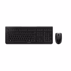 CHERRY DW 3000, Full-size (100%), Wireless, RF Wireless, QWERTY, Black, Mouse included