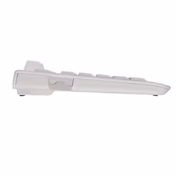 CHERRY KC 1000 SC keyboard Universal USB AZERTY Belgian White - Additional view 2