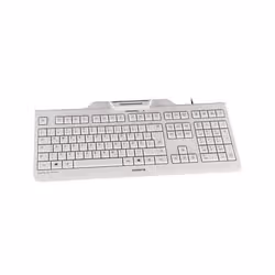 CHERRY KC 1000 SC keyboard Universal USB AZERTY Belgian White - Additional view 4