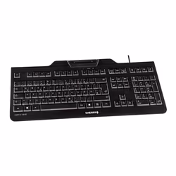 CHERRY KC 1000 SC keyboard Universal USB AZERTY Belgian Black - Additional view 3