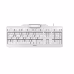 CHERRY SECURE BOARD 1.0, Full-size (100%), Wired, USB, Mechanical, QWERTZ, Grey