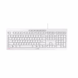 CHERRY STREAM, Full-size (100%), Wired, USB, Mechanical, QWERTY, White