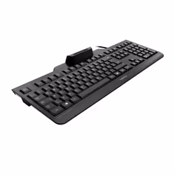 CHERRY SECURE BOARD 1.0 Corded Smartcard Keyboard, Black, USB (QWERTY - UK)