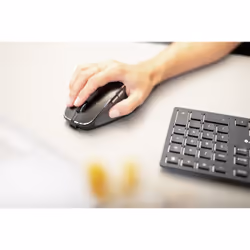 CHERRY DW 9500 SLIM keyboard Mouse included Universal RF Wireless + Bluetooth QWERTY English Black, Grey - Additional view 5