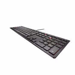CHERRY KC 6000 Slim keyboard Universal USB AZERTY Belgian Black - Additional view 2
