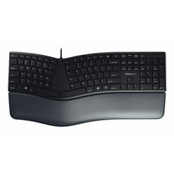 CHERRY KC 4500 ERGO keyboard Universal USB AZERTY Belgian Black