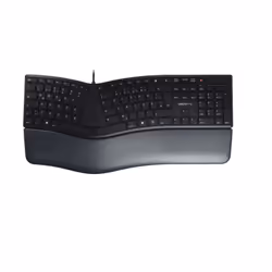 CHERRY KC 4500 ERGO, Wired, USB, QWERTY, Black