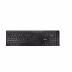 CHERRY KW 9100 SLIM, Wireless, RF Wireless + Bluetooth, QWERTZ, Black