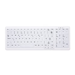 CHERRY AK-C7000 keyboard Medical RF Wireless + USB QWERTY UK English White