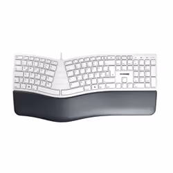 CHERRY KC 4500 ERGO, Wired, USB, QWERTZ, White