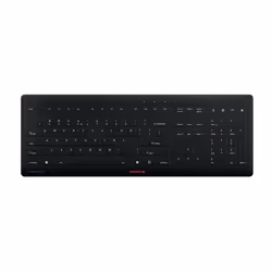 CHERRY Stream, Wired & Wireless, RF Wireless + USB, QWERTY, Black