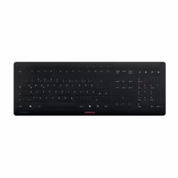 CHERRY Stream, Wired & Wireless, RF Wireless + USB, QWERTZ, Black