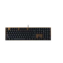 CHERRY KC 200 MX, Full-size (100%), Wired, USB, Mechanical, QWERTY, Black, Bronze