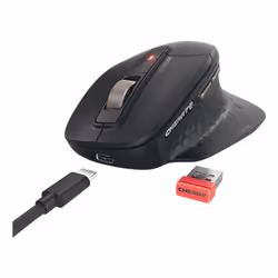 CHERRY Stream desktop ultimate keyboard Mouse included Home/Office USB + RF Wireless + Bluetooth AZERTY French Black - Additional view 3